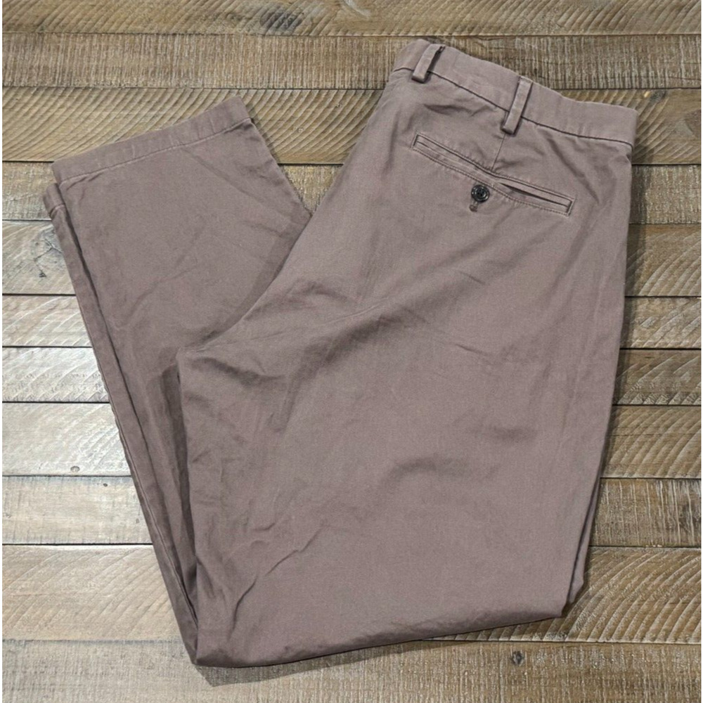Gap Chino Pants Essential Khaki Straight Taper - Mauve - Men's 38x30